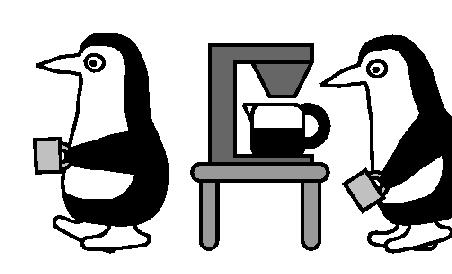 Coffee-run der Mitarbeiter