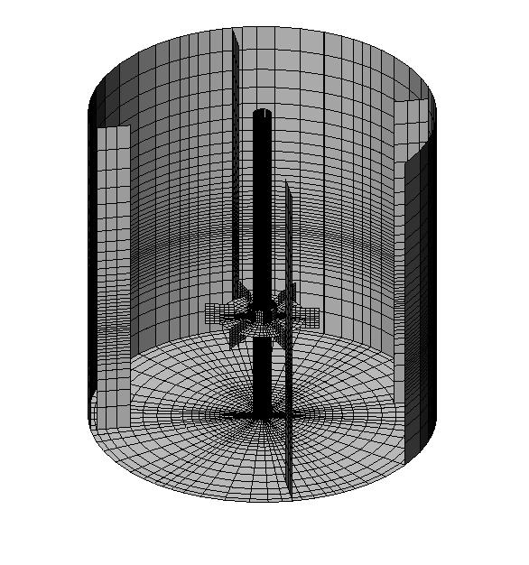 Geometrie der Rushton-Turbine